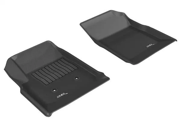 3D MAXpider Floor Mats GMC Canyon Crew Cab (2015-2022) All-Weather Kagu Series - Front or Second Row