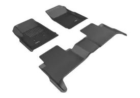 3D MAXpider Floor Mats GMC Canyon Crew Cab (2015-2022) All-Weather Kagu Series - Front or Second Row