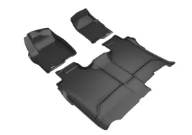 3D MAXpider Floor Mats GMC Sierra (19-24) All-Weather Kagu Series - Front or Second Row