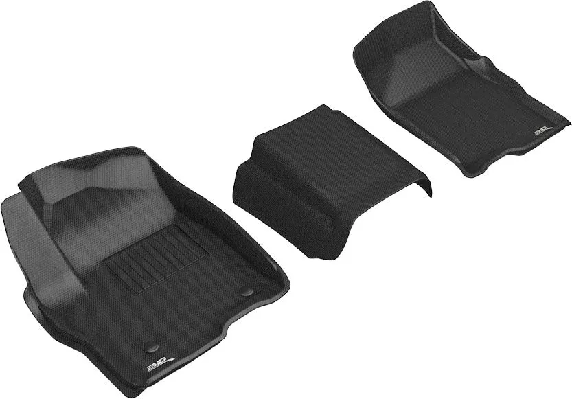 3D MAXpider Floor Mats GMC Sierra (19-24) All-Weather Kagu Series - Front or Second Row