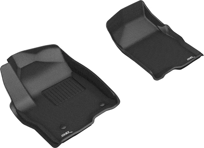 3D MAXpider Floor Mats GMC Sierra (19-24) All-Weather Kagu Series - Front or Second Row