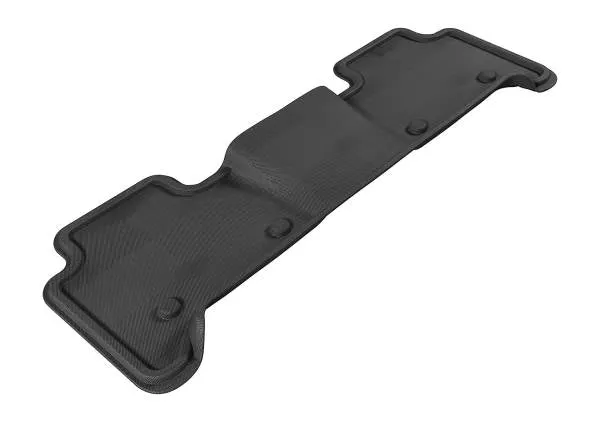 3D MAXpider Floor Mats Infiniti QX80 8 Seater (2014-2024) All-Weather Kagu Series Black - Front / Second / Third  Row