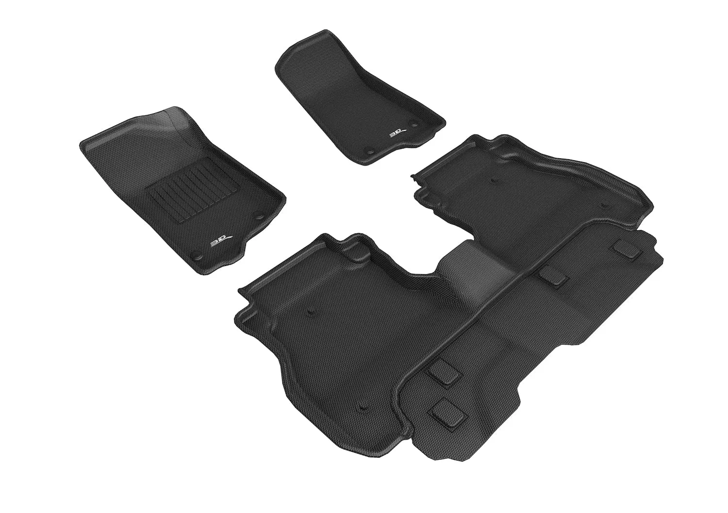3D MAXpider Floor Mats Jeep Gladiator JT (20-24) All-Weather Kagu Series - Front or Second Row