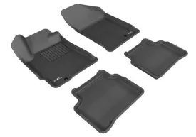 3D MAXpider Floor Mats Nissan Altima Sedan (07-12) All-Weather Kagu Series - Front or Second Row