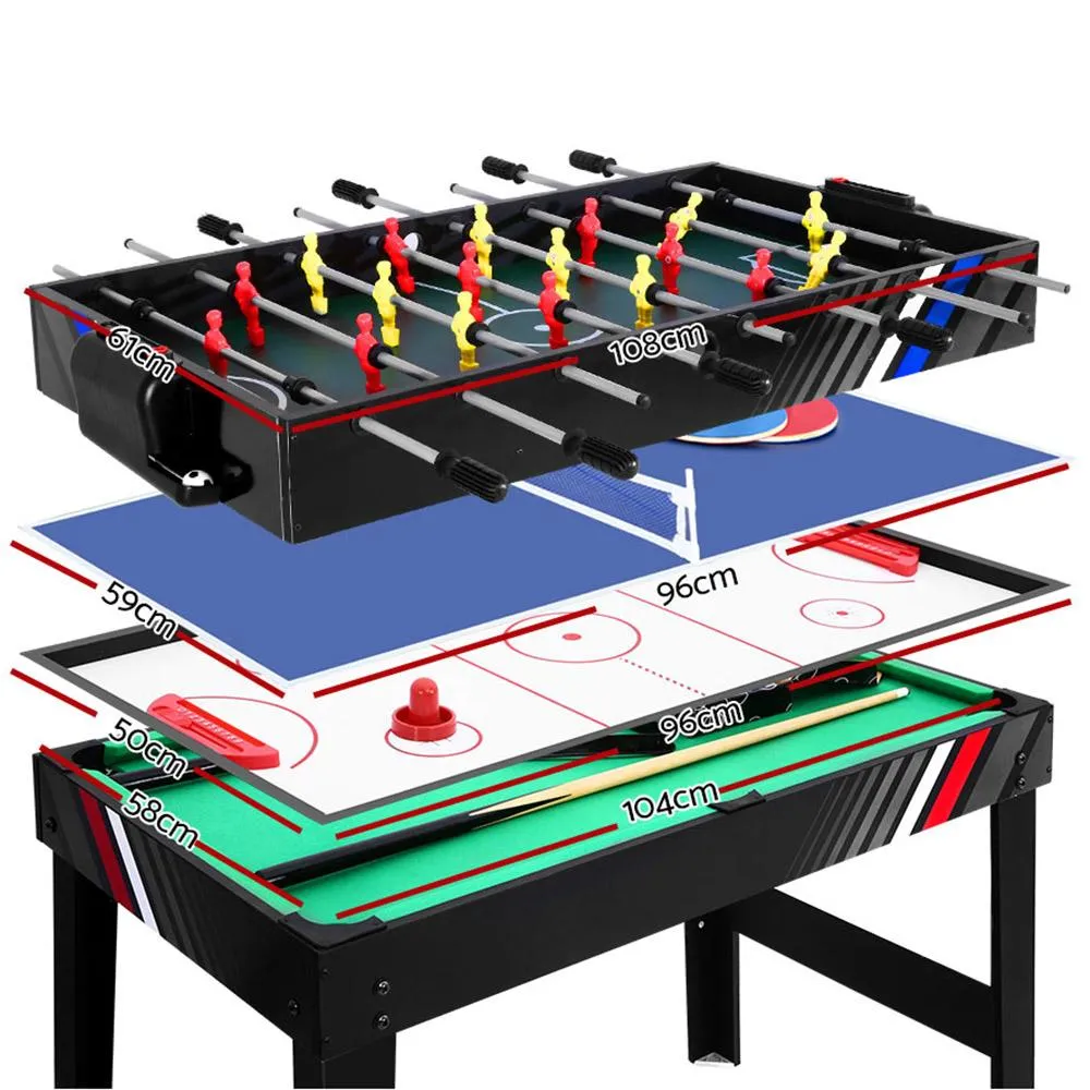 4-In-1 Games Table Tennis/Ice Hockey/Pool/Foosball