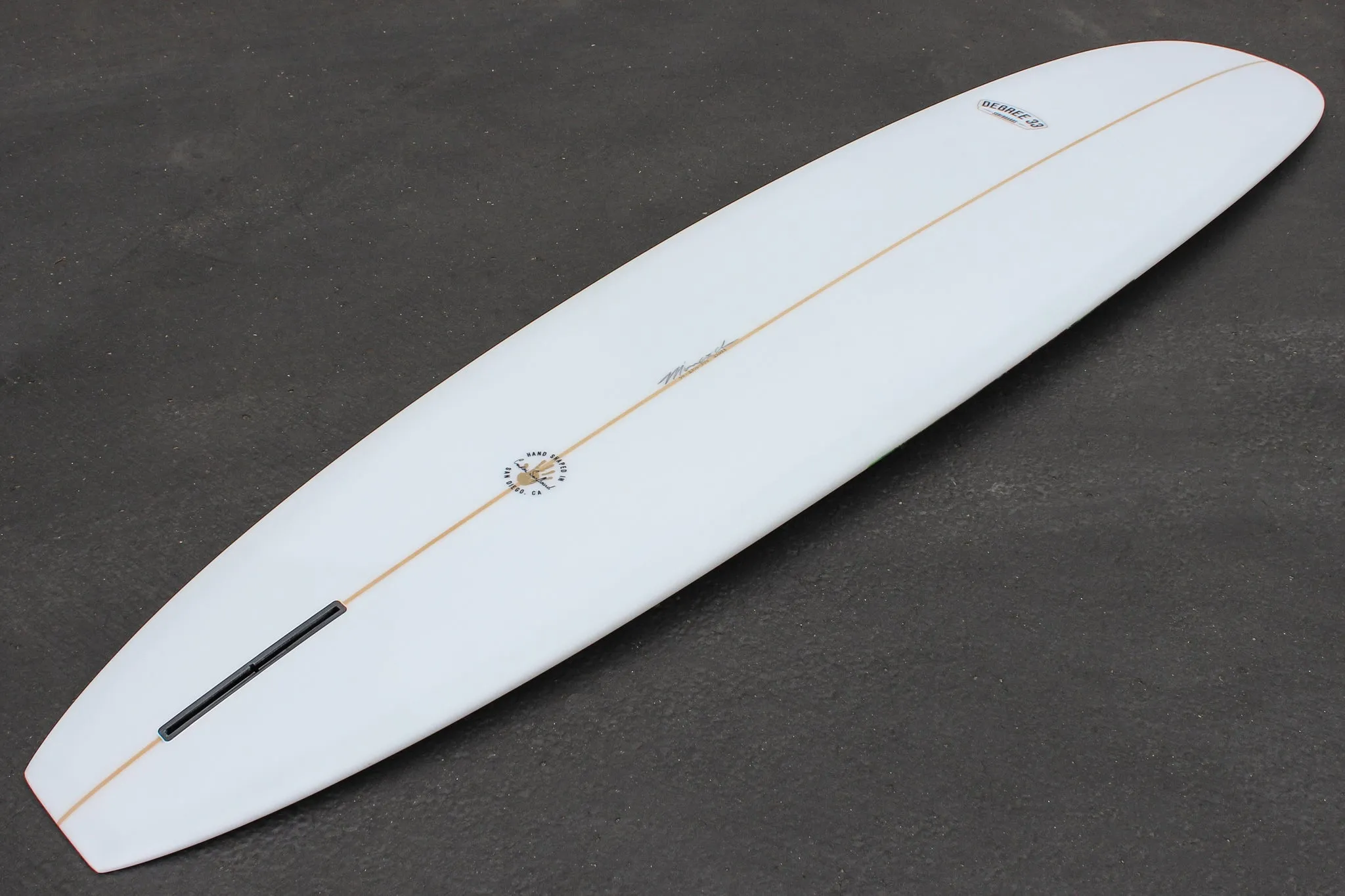 9' Classic Longboard Surfboard Aloha Print Deck Inlay (Poly)