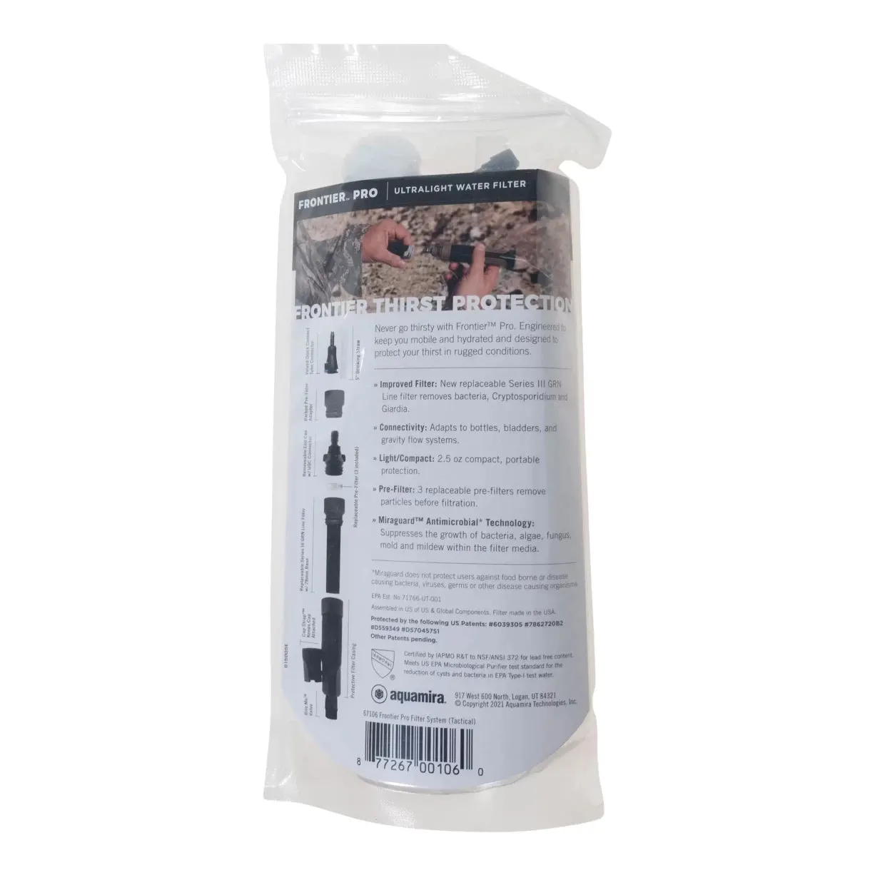 Aquamira Frontier Pro Ultralight Water Filter