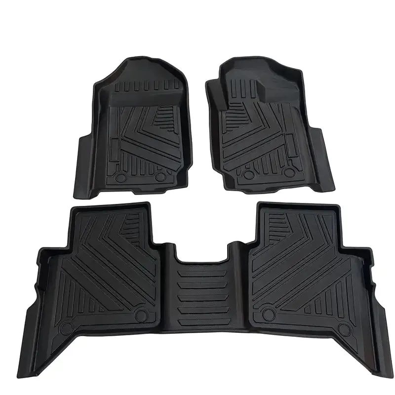 Automotive For 2023 Ford Ranger All weather Floor Mat Set