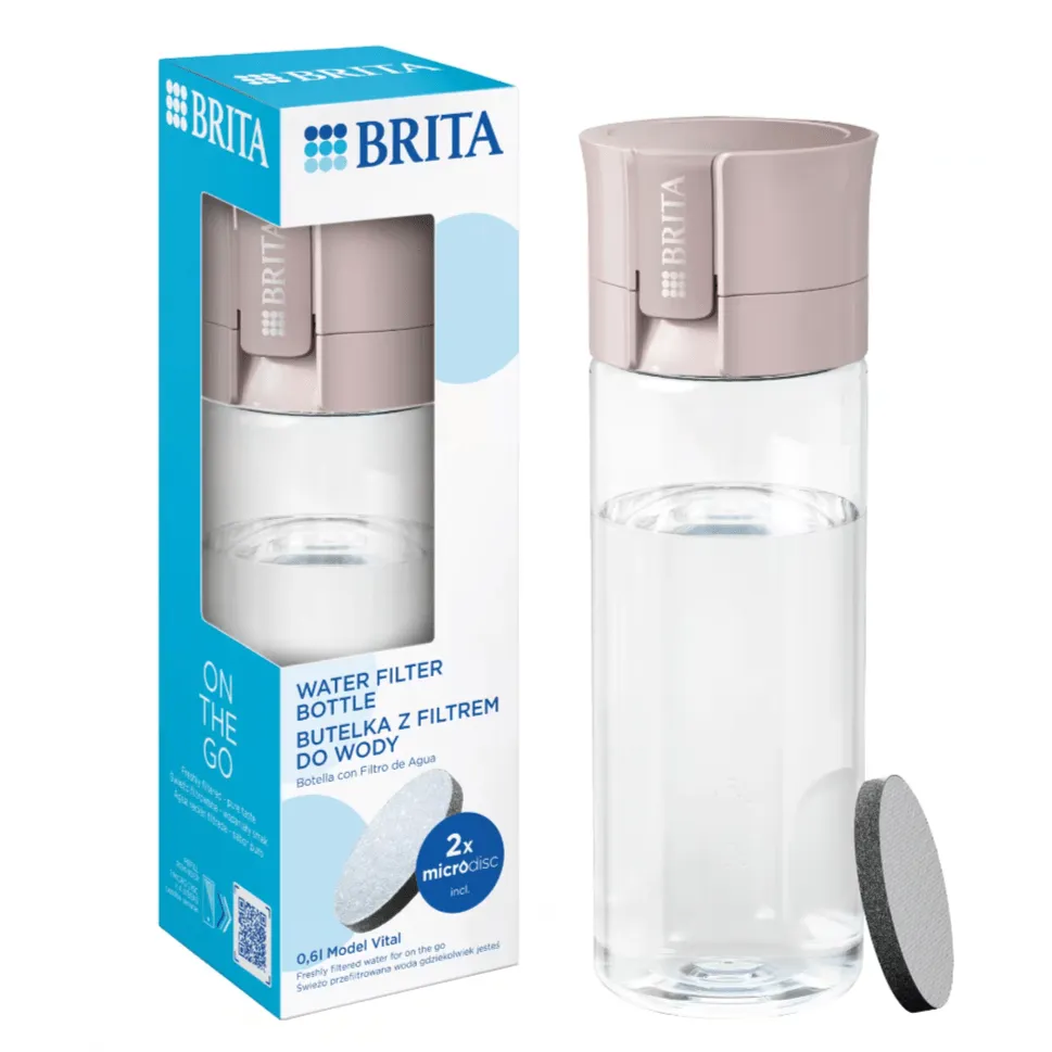 Brita Water Bottle In Apricot