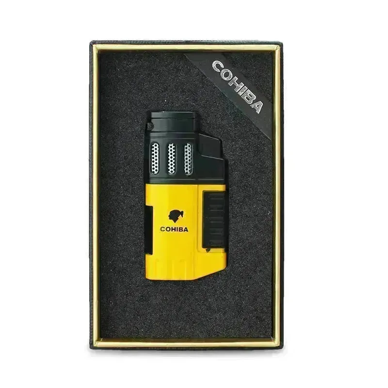 COHBA Portable Cigar Lighter 4 Rushes High Firepower
