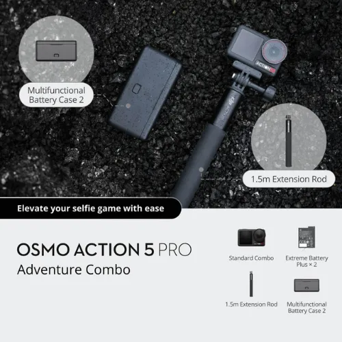 DJI Osmo Action 5 Pro  - New Gen 1/1.3" sensor |Subject Tracking|32x Slow Motion|Waterproof up to 20m