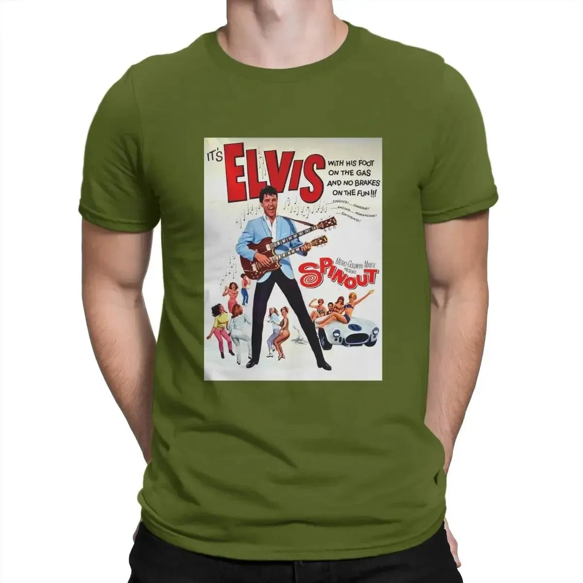 Elvis Presley T Shirt Harajuku Sweatshirts Hipster Singer Man TShirt Men Tee Shirt Clothing