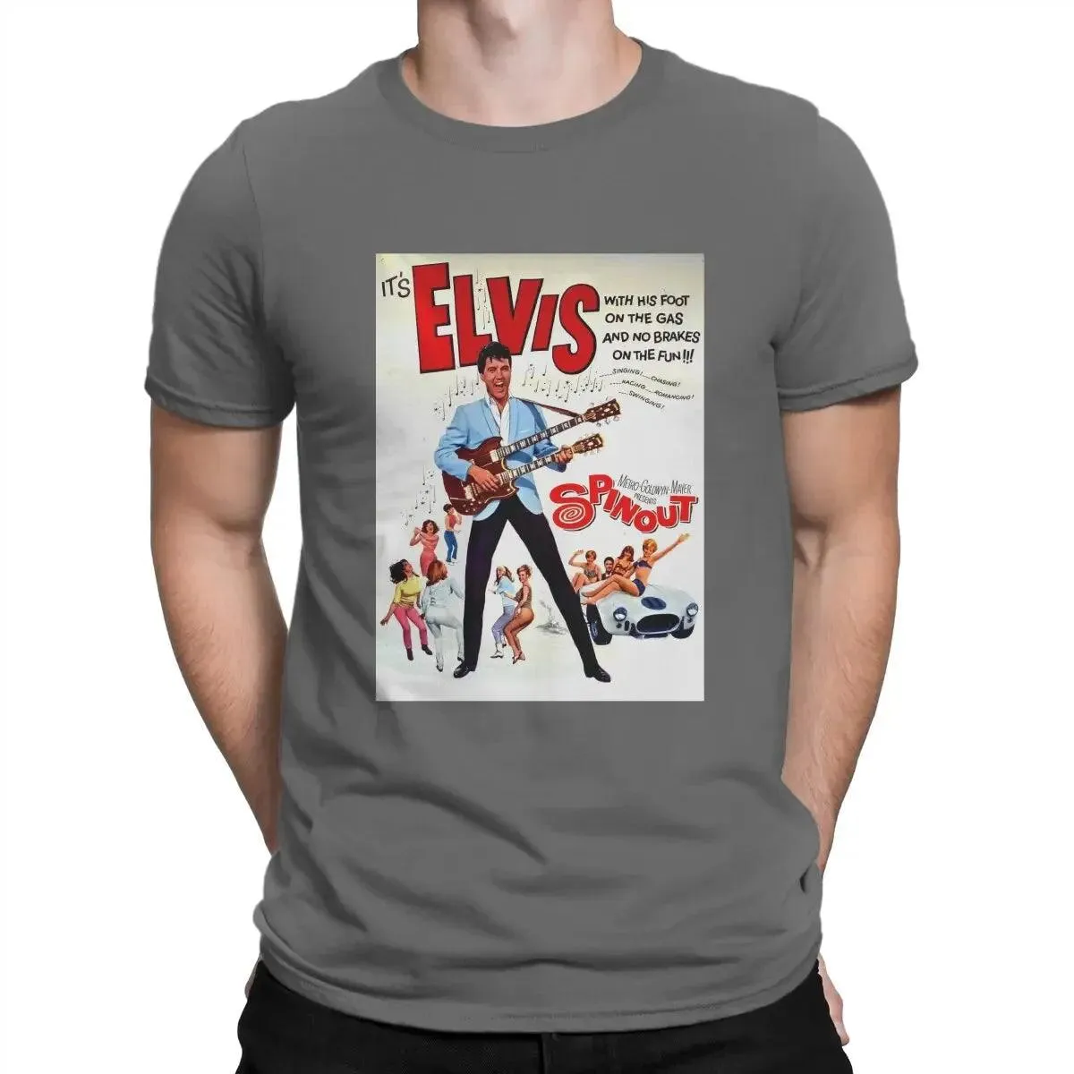 Elvis Presley T Shirt Harajuku Sweatshirts Hipster Singer Man TShirt Men Tee Shirt Clothing