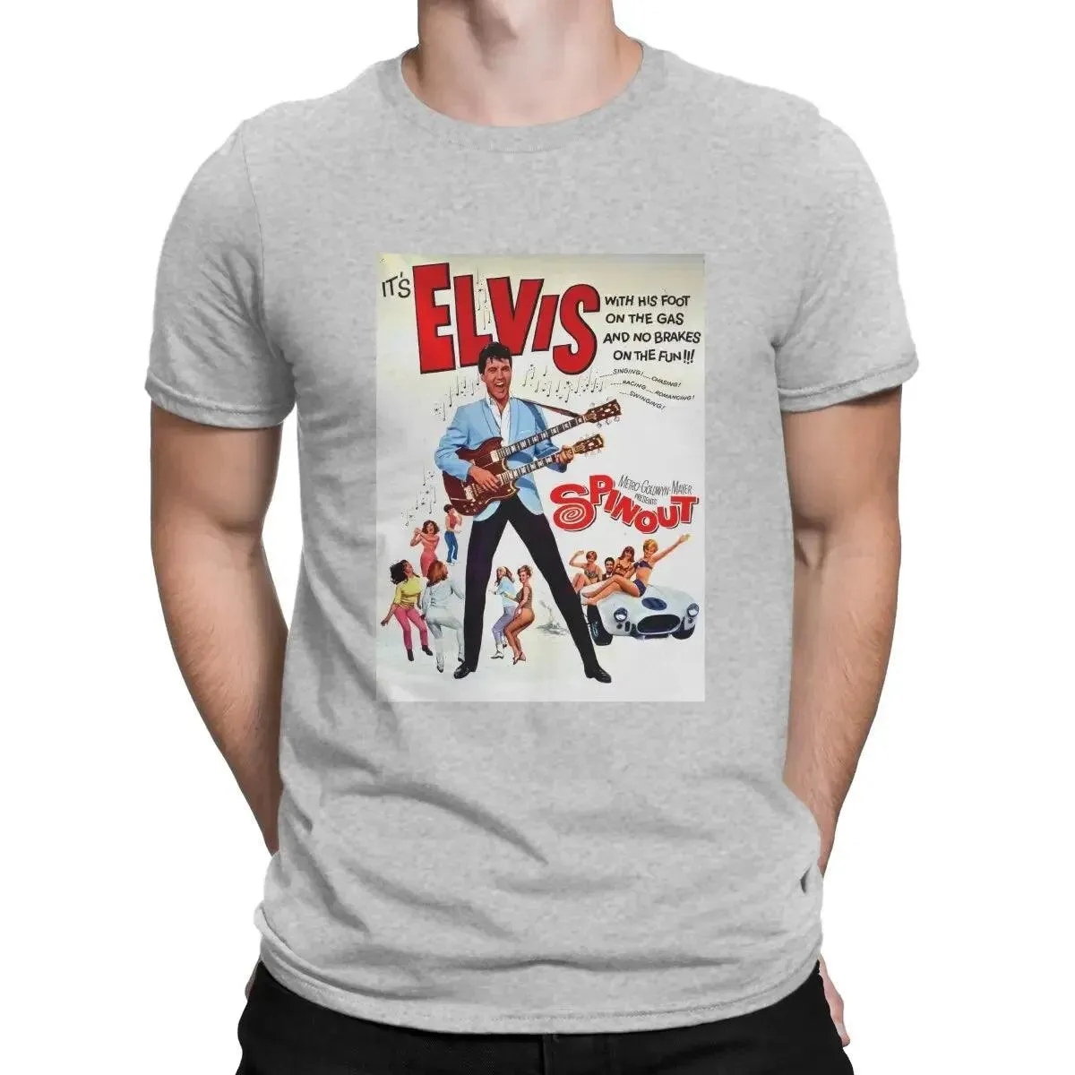 Elvis Presley T Shirt Harajuku Sweatshirts Hipster Singer Man TShirt Men Tee Shirt Clothing