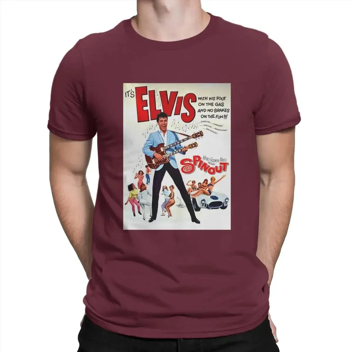 Elvis Presley T Shirt Harajuku Sweatshirts Hipster Singer Man TShirt Men Tee Shirt Clothing