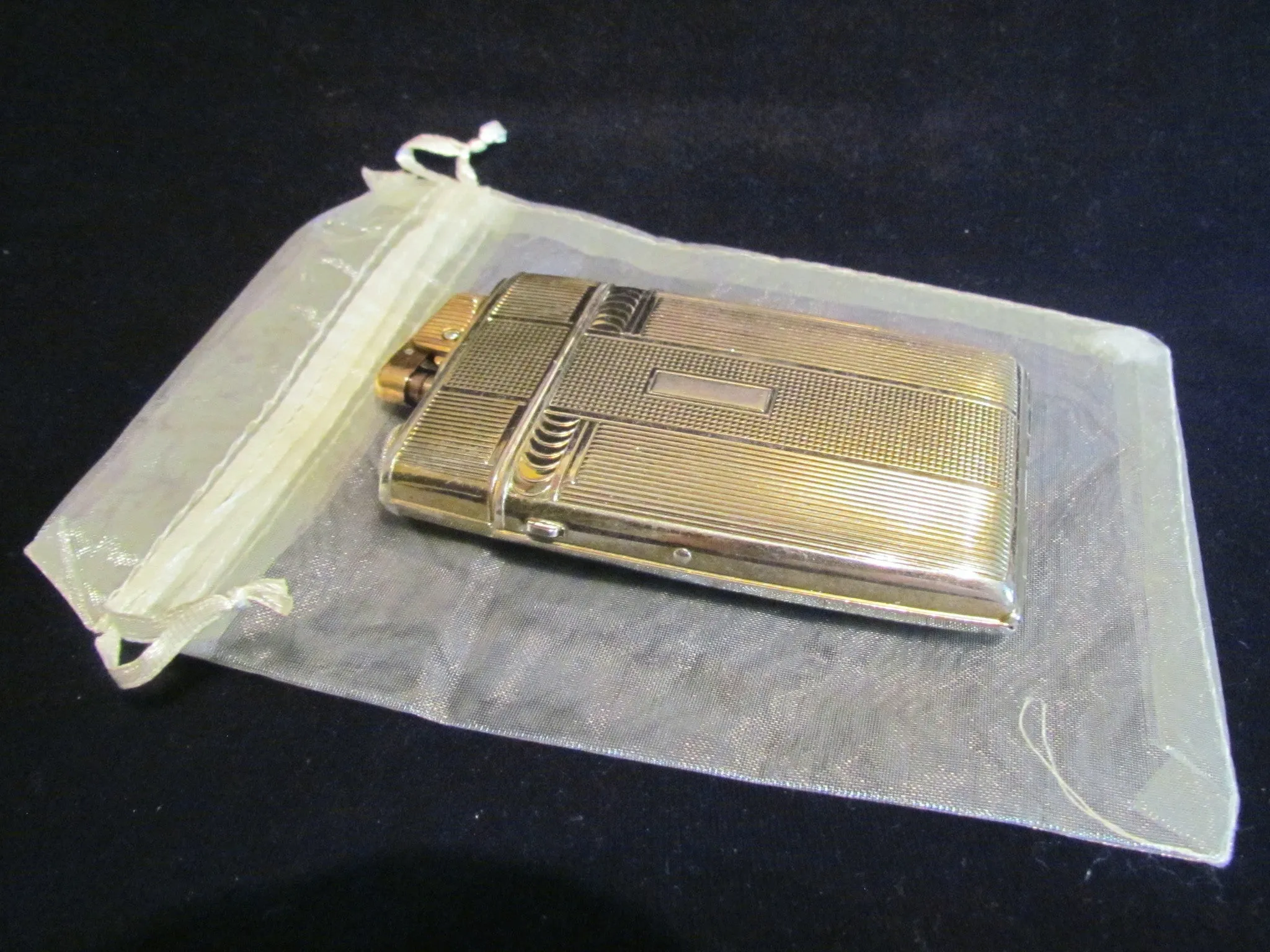 Evans Clipper Case Lighter 1930s Gold Working Lighter