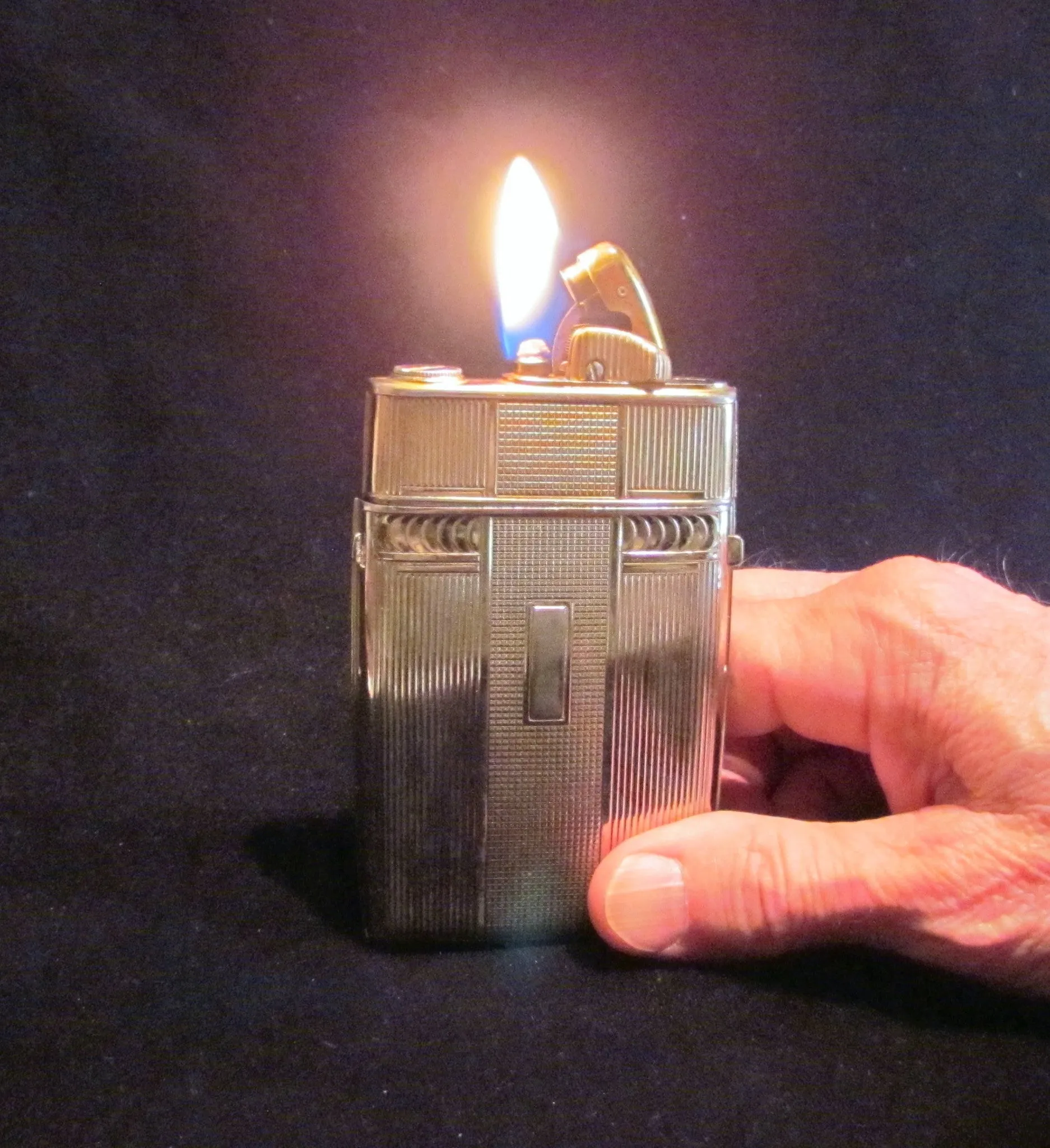 Evans Clipper Case Lighter 1930s Gold Working Lighter