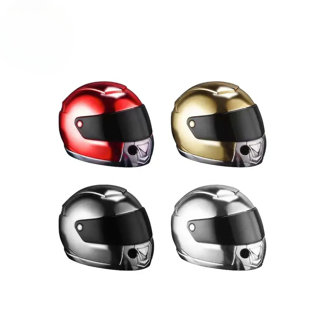 Helmet Shaped Flame Lighter | Cute Bike Helmet Butane Lighter [Random Color]