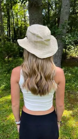 Hemp Sun Hat - Solid (Natural or Olive)