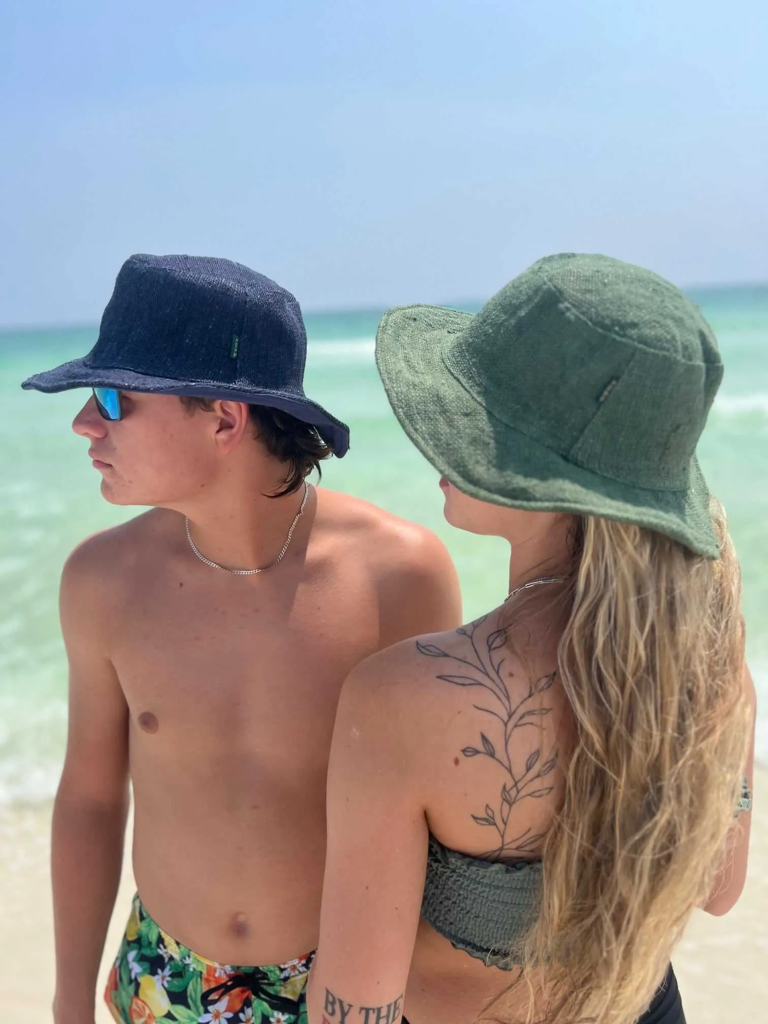 Hemp Sun Hat - Solid (Natural or Olive)