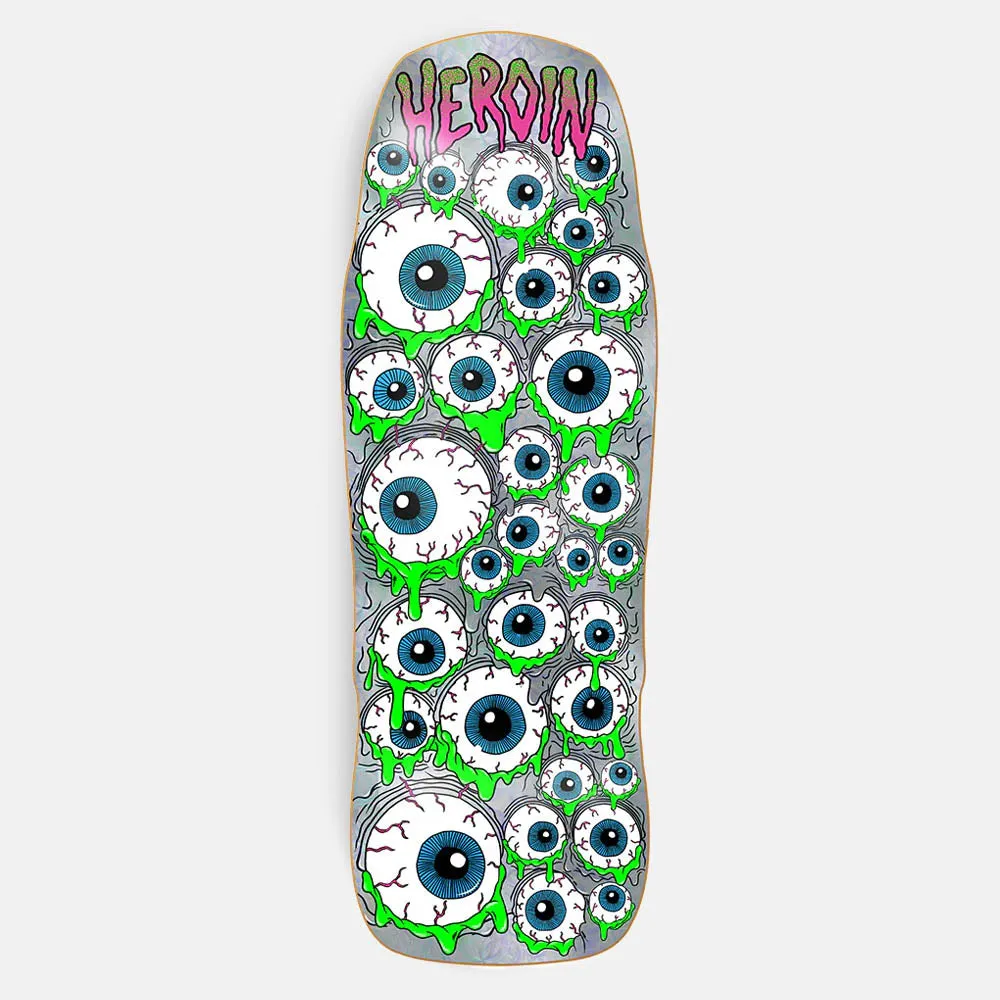 Heroin Skateboards - 10.25" Holo Mutant Eyeballer Skateboard Deck