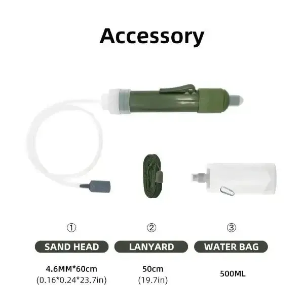 High-Performance Portable Water Purifier for Camping