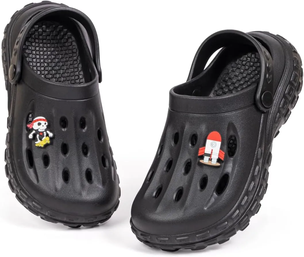 Kids Boys Girls Cute Garden Clogs Little Kid EVA Water Sandals Lightweight Indoor Outdoor Summer Beach Pool Play Shoes Children Comfort Slippers Slides