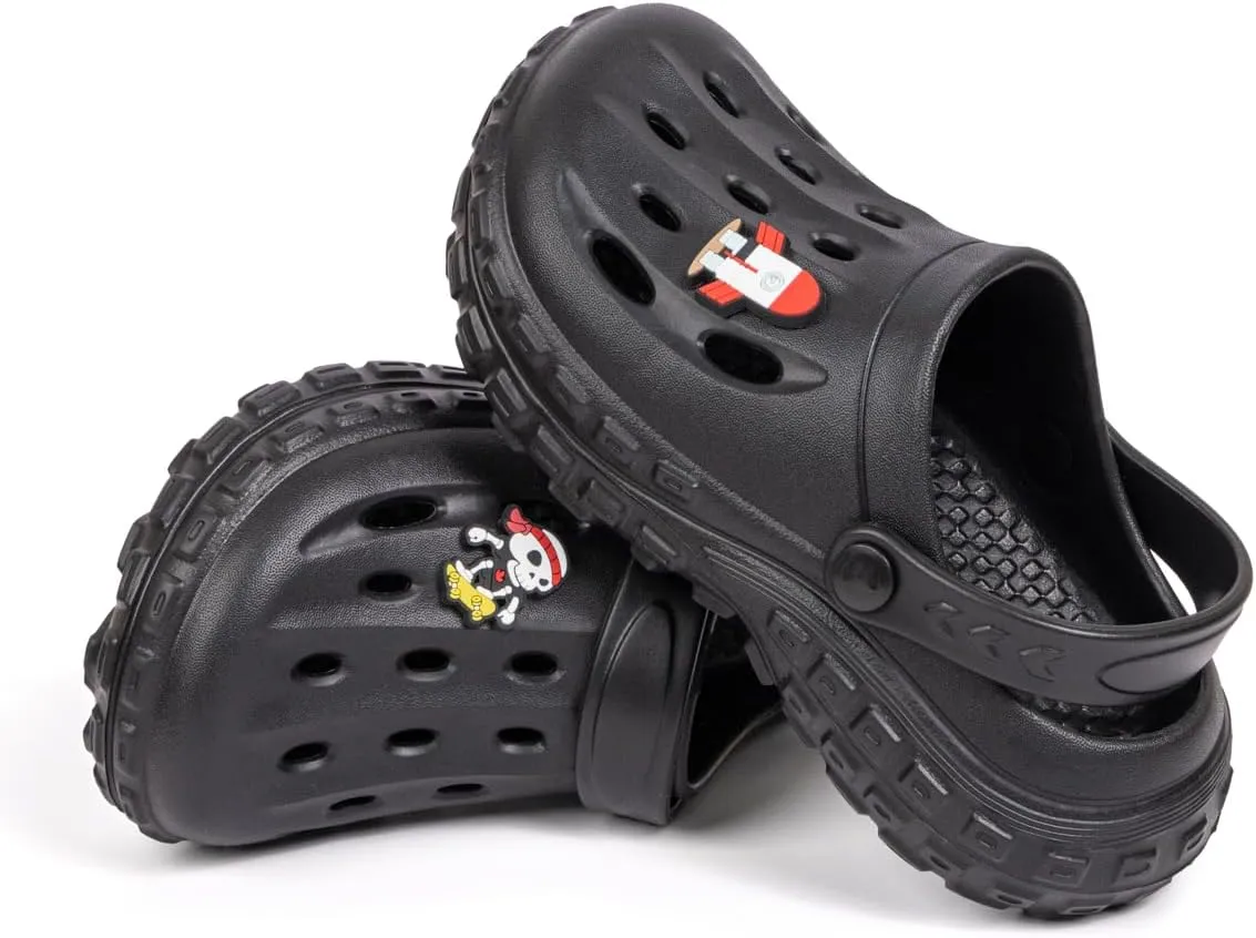 Kids Boys Girls Cute Garden Clogs Little Kid EVA Water Sandals Lightweight Indoor Outdoor Summer Beach Pool Play Shoes Children Comfort Slippers Slides