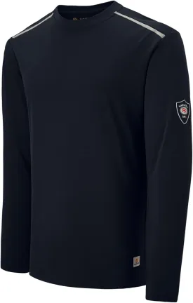 Men's Green Large Regular Fit 5.5oz 100% Cotton Long Sleeve FR Shirt for Work & Outdoor Activities