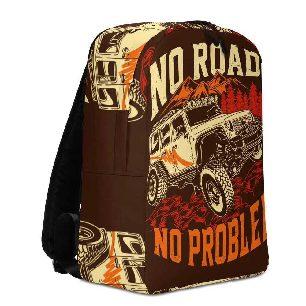 No road no problem Minimalist Backpack