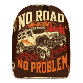 No road no problem Minimalist Backpack