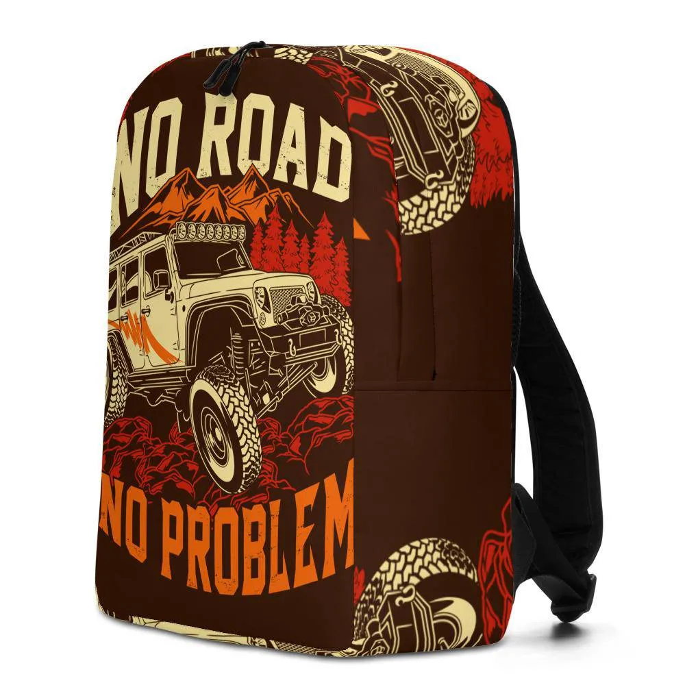 No road no problem Minimalist Backpack