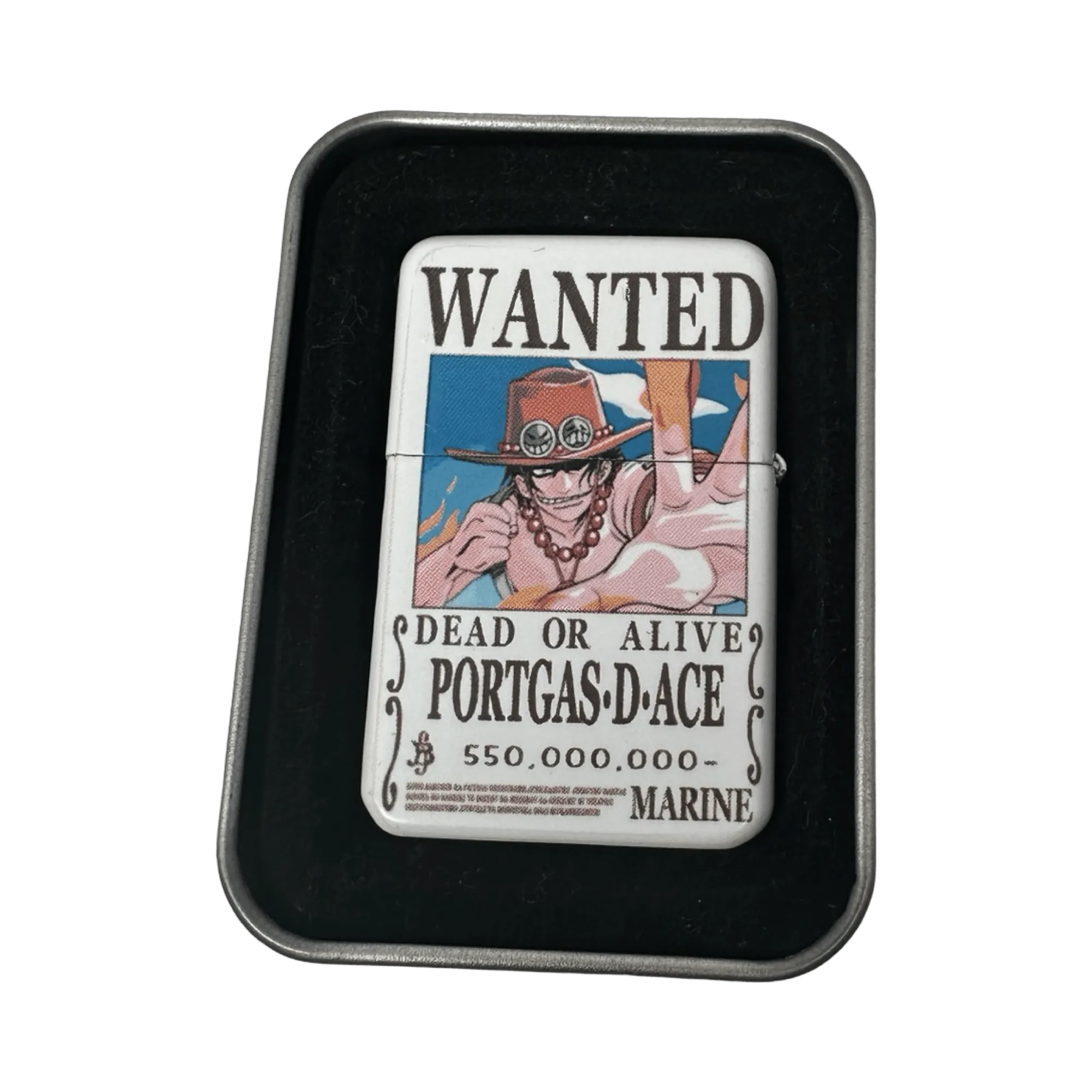 One Piece Anime Wanted Poster Flip Top Lighters