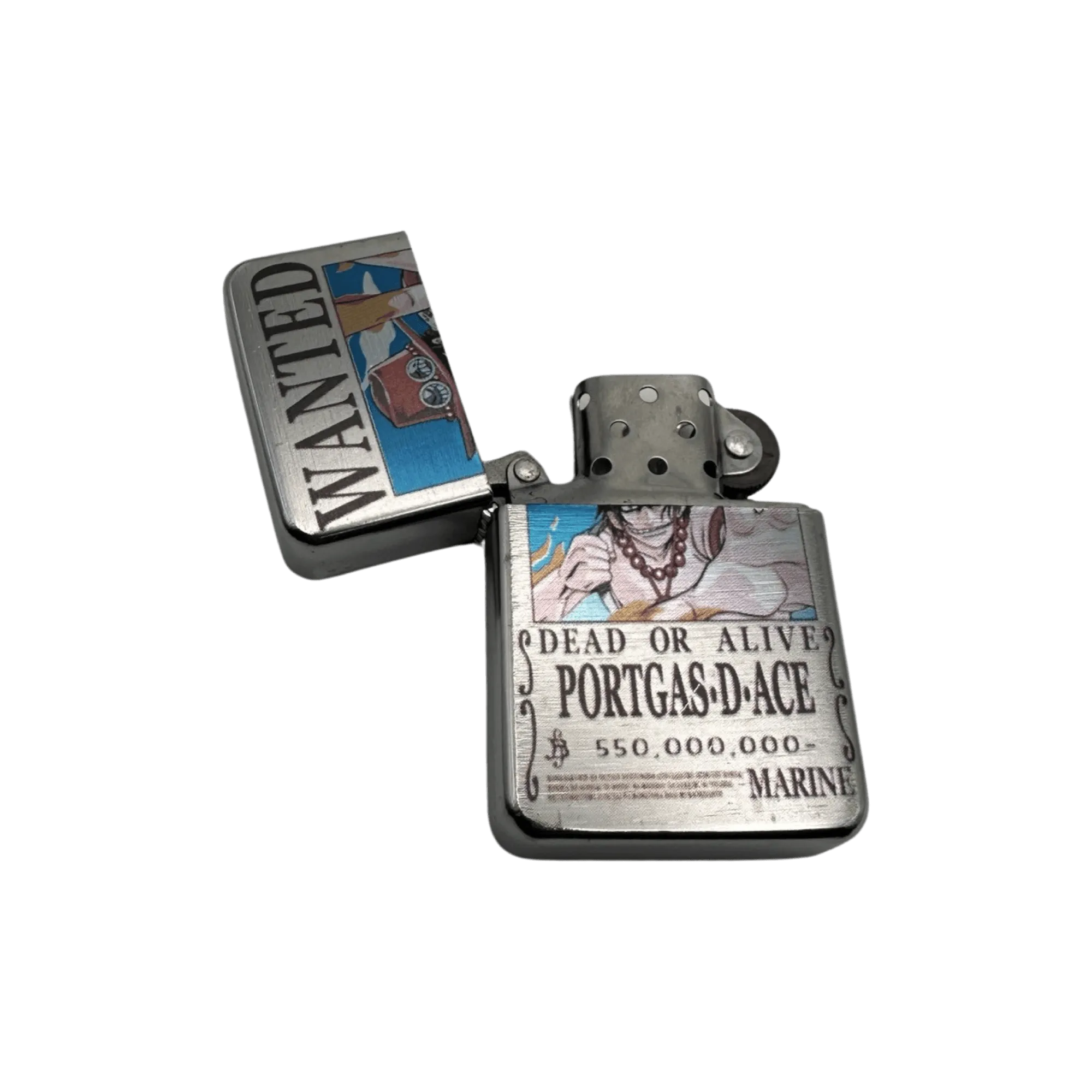 One Piece Anime Wanted Poster Flip Top Lighters