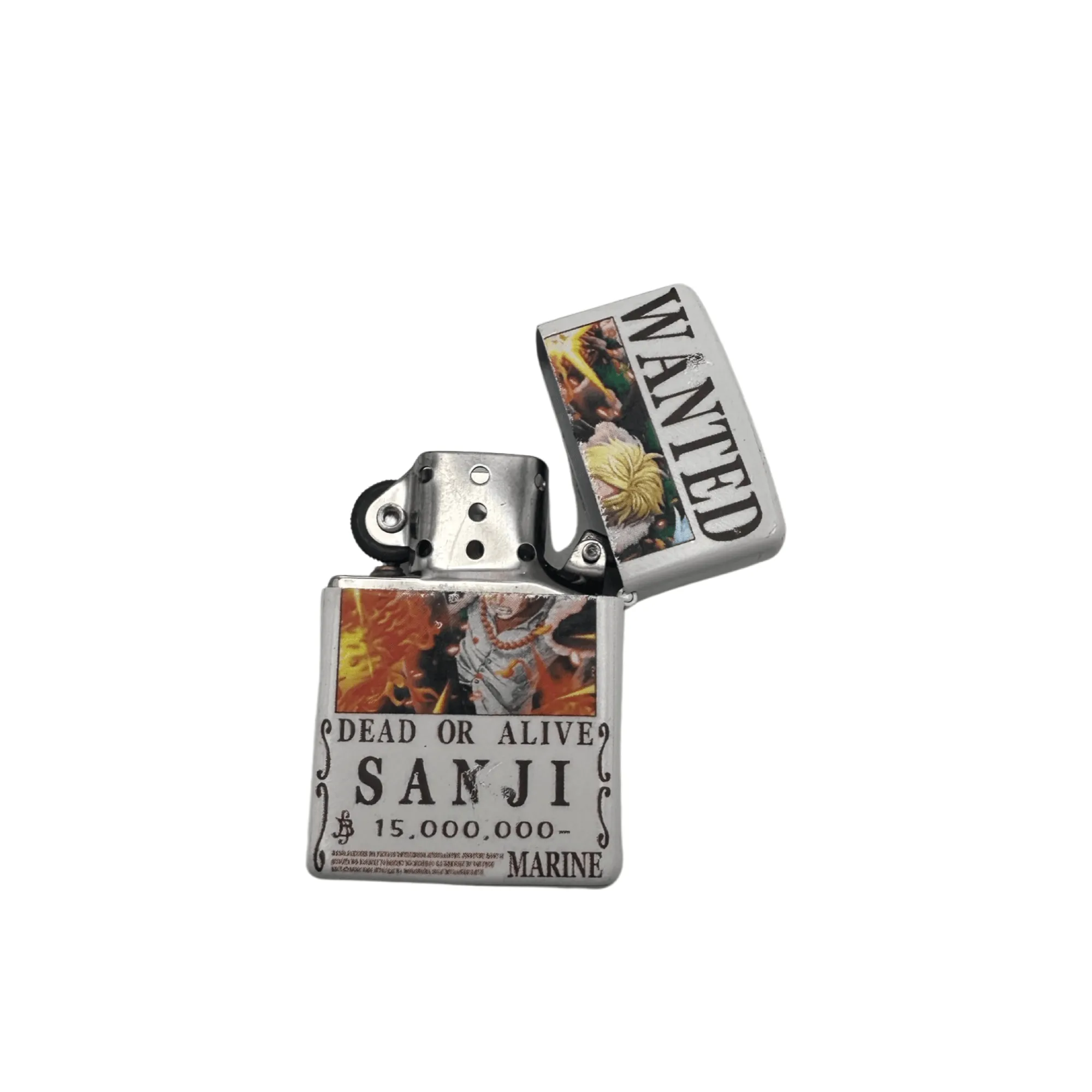 One Piece Anime Wanted Poster Flip Top Lighters