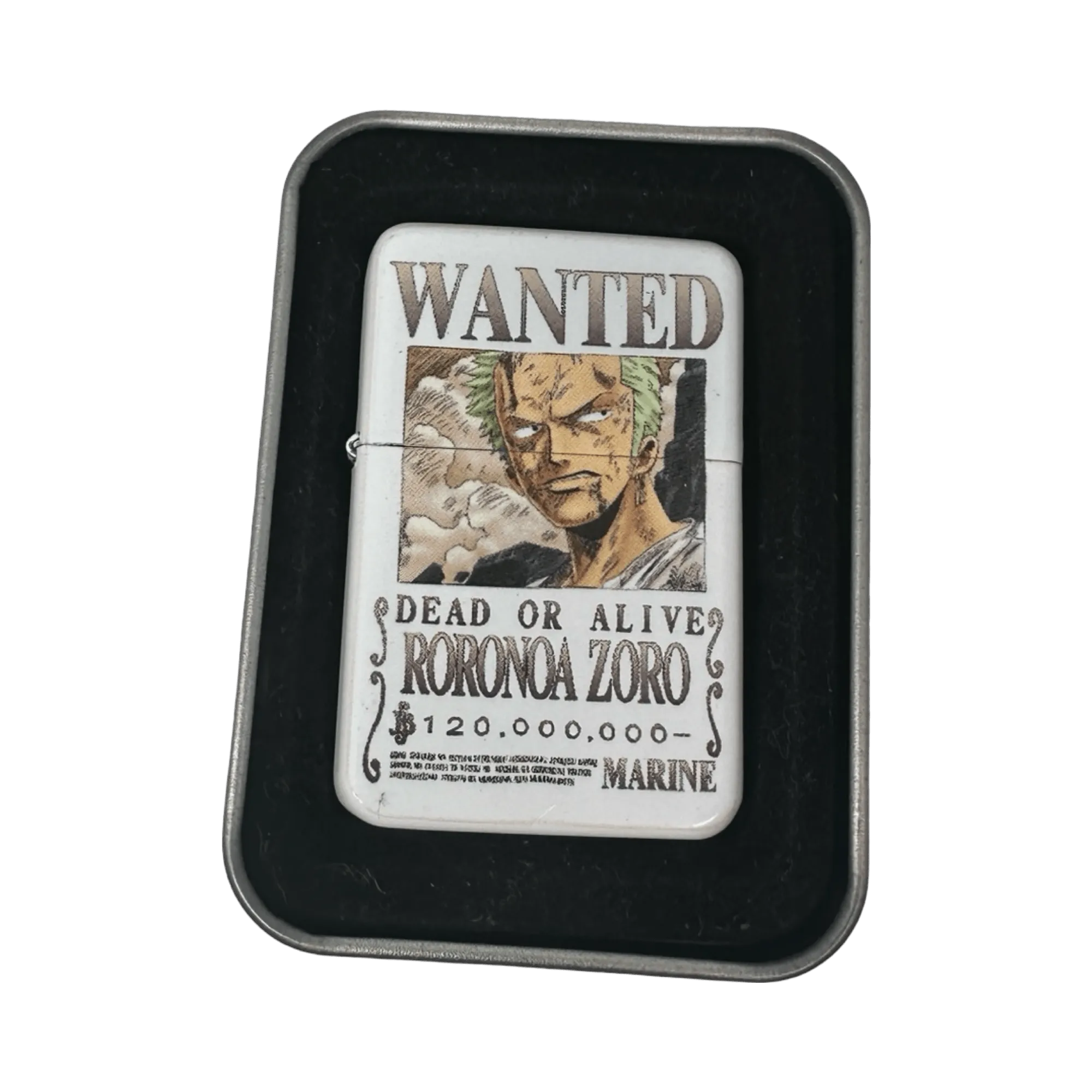 One Piece Anime Wanted Poster Flip Top Lighters