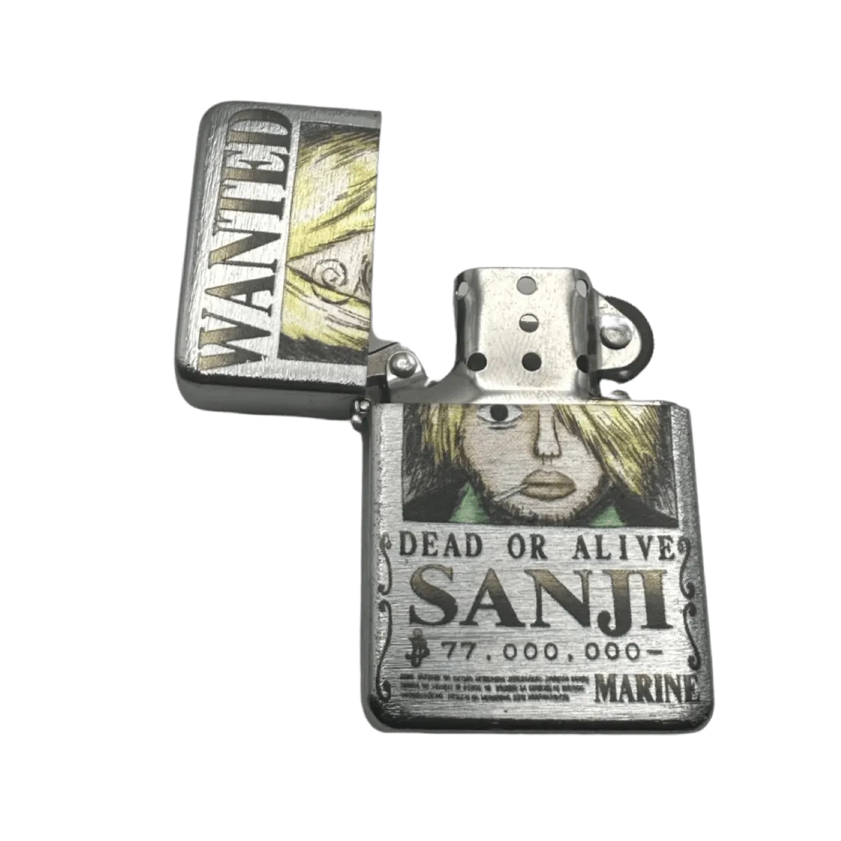 One Piece Anime Wanted Poster Flip Top Lighters