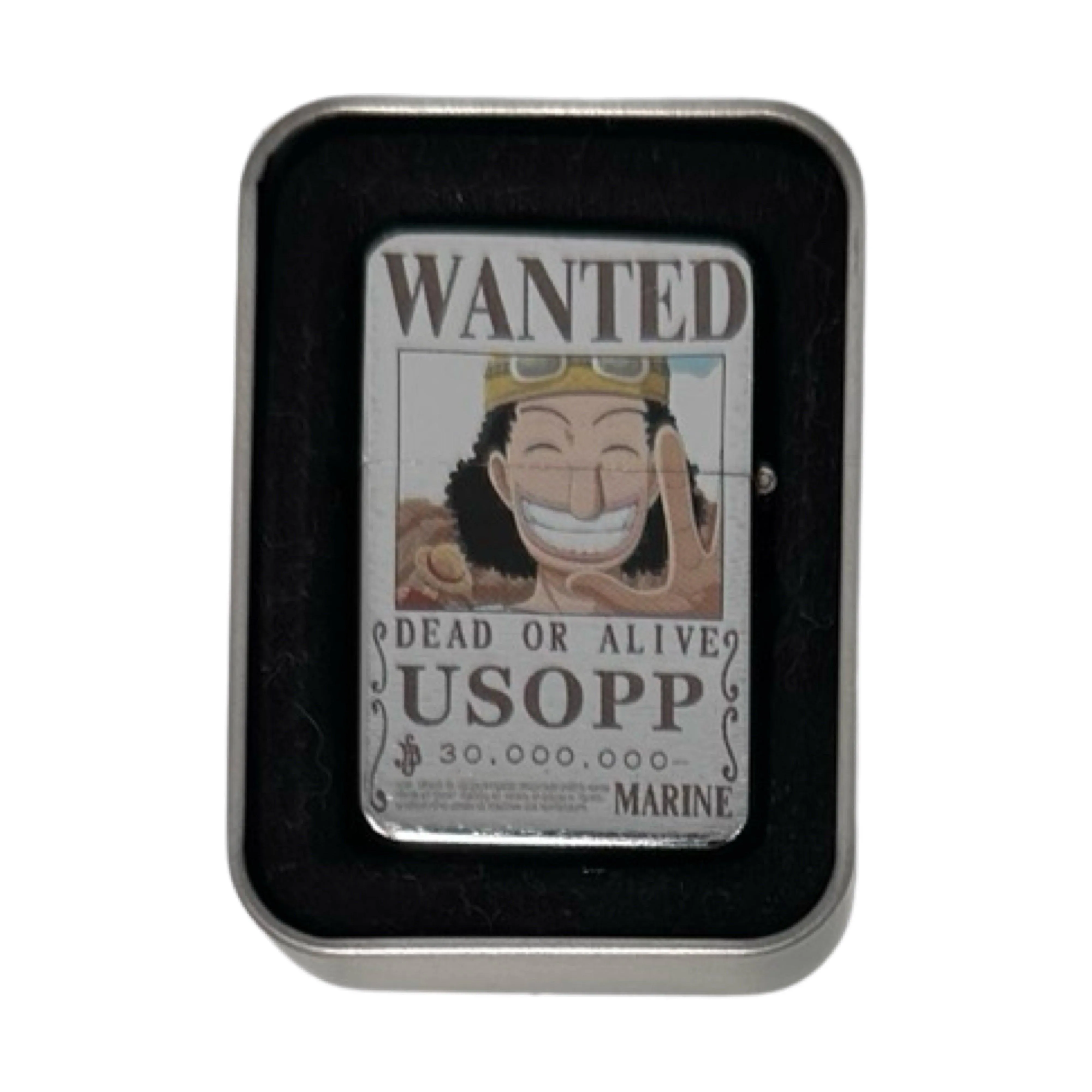 One Piece Anime Wanted Poster Flip Top Lighters