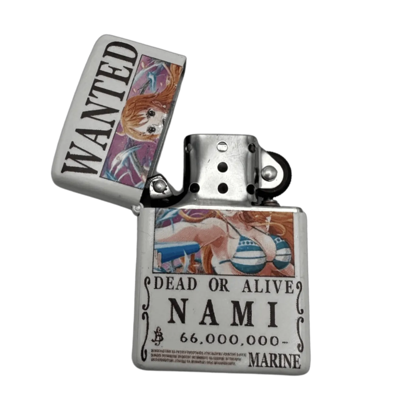 One Piece Anime Wanted Poster Flip Top Lighters