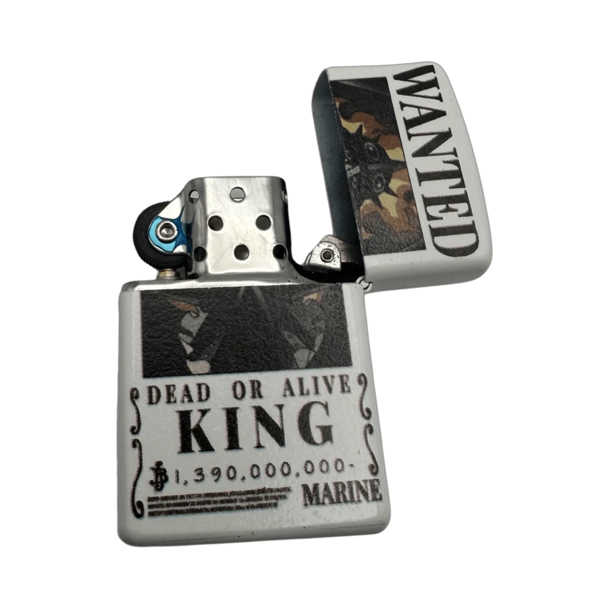 One Piece Anime Wanted Poster Flip Top Lighters