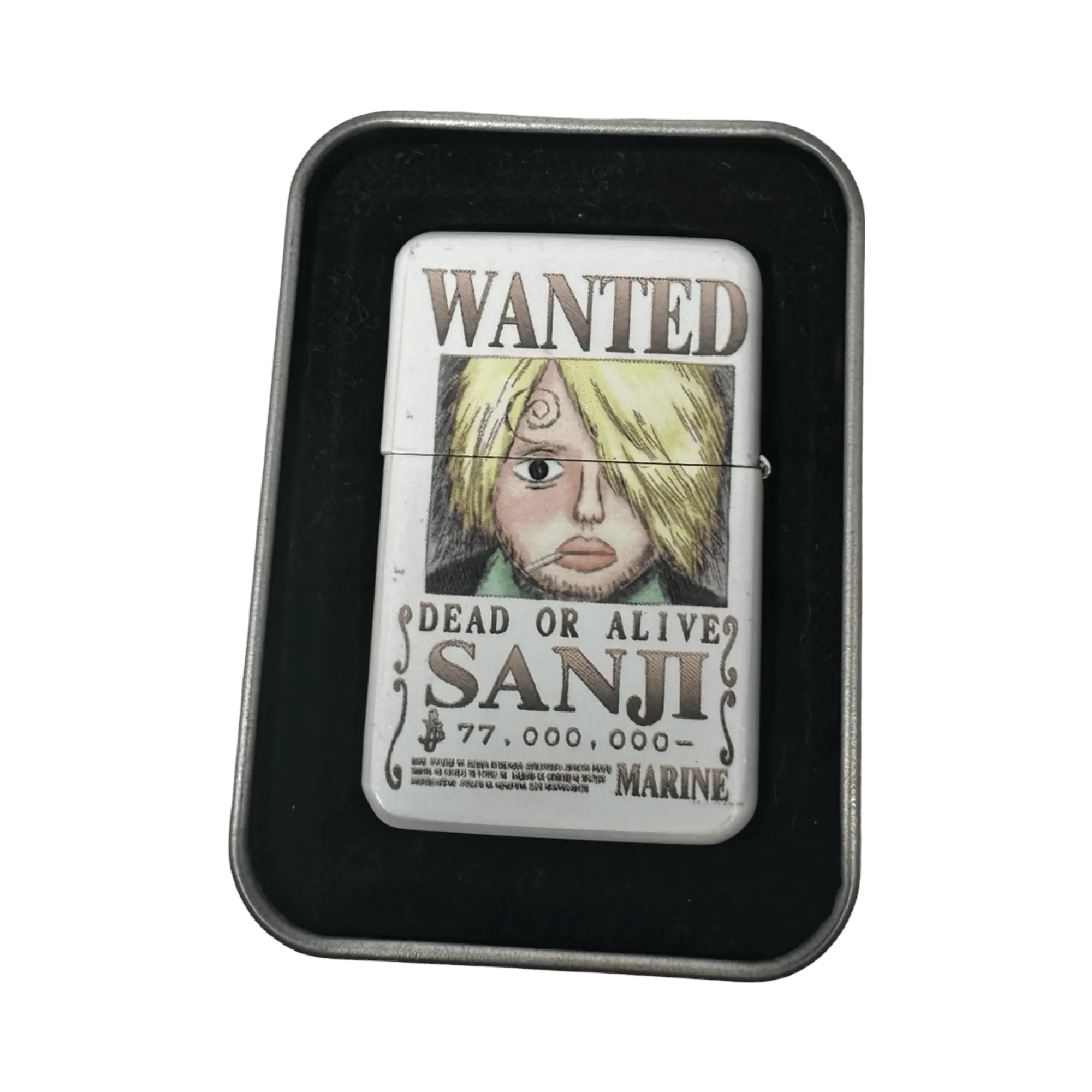 One Piece Anime Wanted Poster Flip Top Lighters