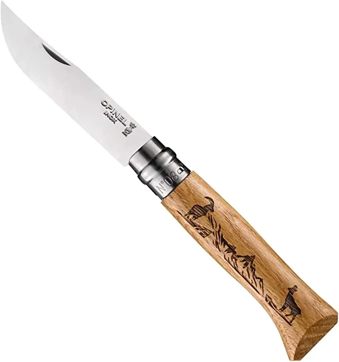 Opinel Stainless Steel Animalia Folding Knives