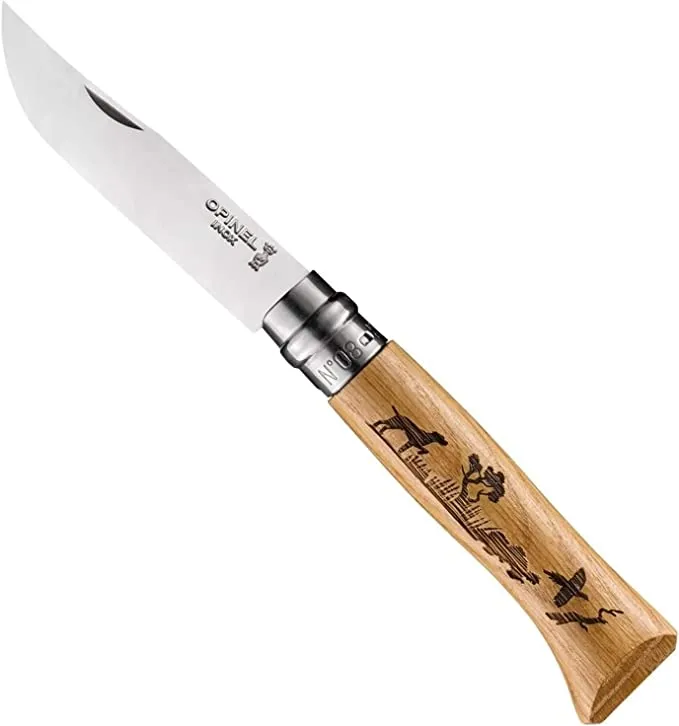 Opinel Stainless Steel Animalia Folding Knives