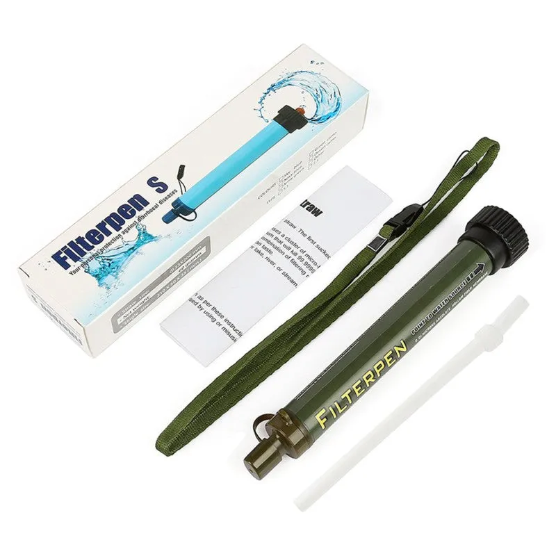 Portable Outdoor Water Filter Purifying with Extension Tube
