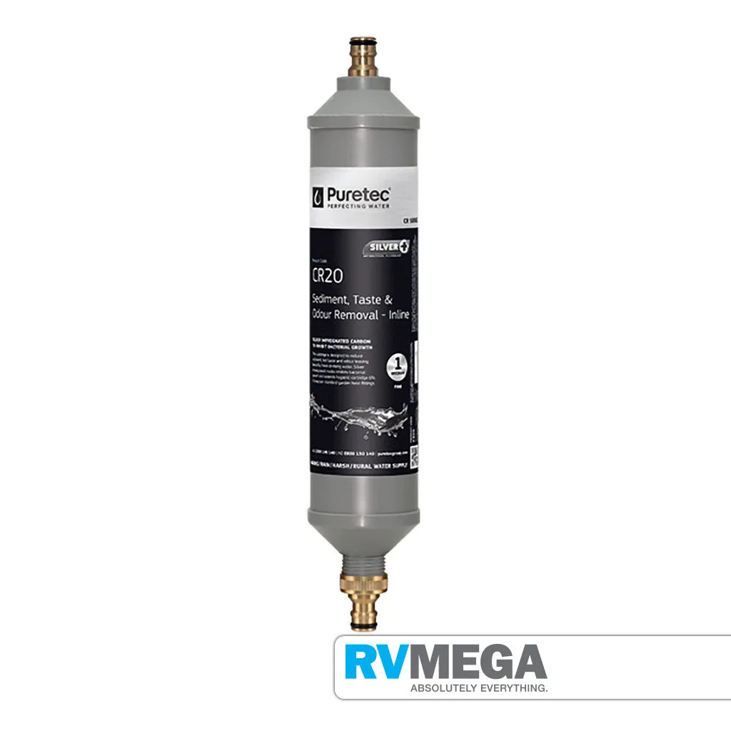 Puretec Inline RV Water Filter Kit CR20