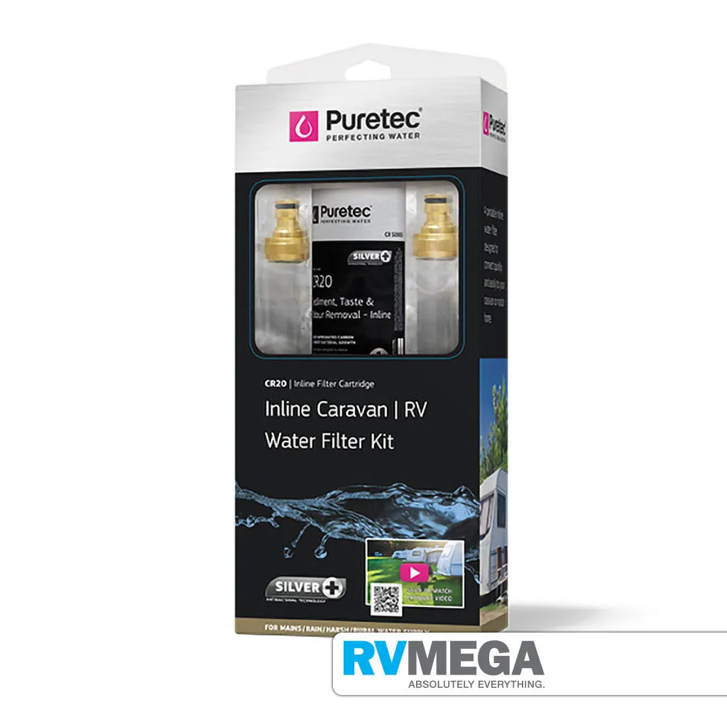 Puretec Inline RV Water Filter Kit CR20