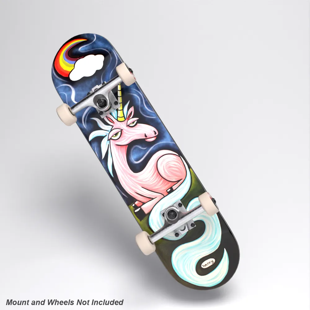 "Unicorn" Skateboard Deck