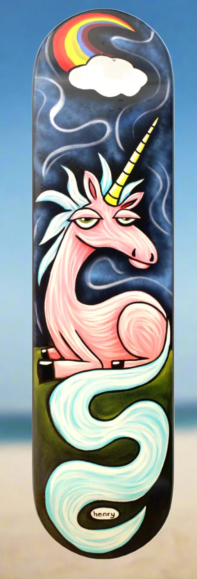 "Unicorn" Skateboard Deck