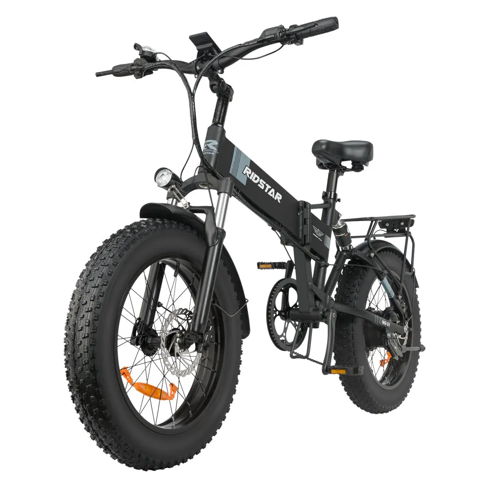 Ridstar Winner Folding Electric Bike 1000W Fat Tire Ebike 48v Mountain