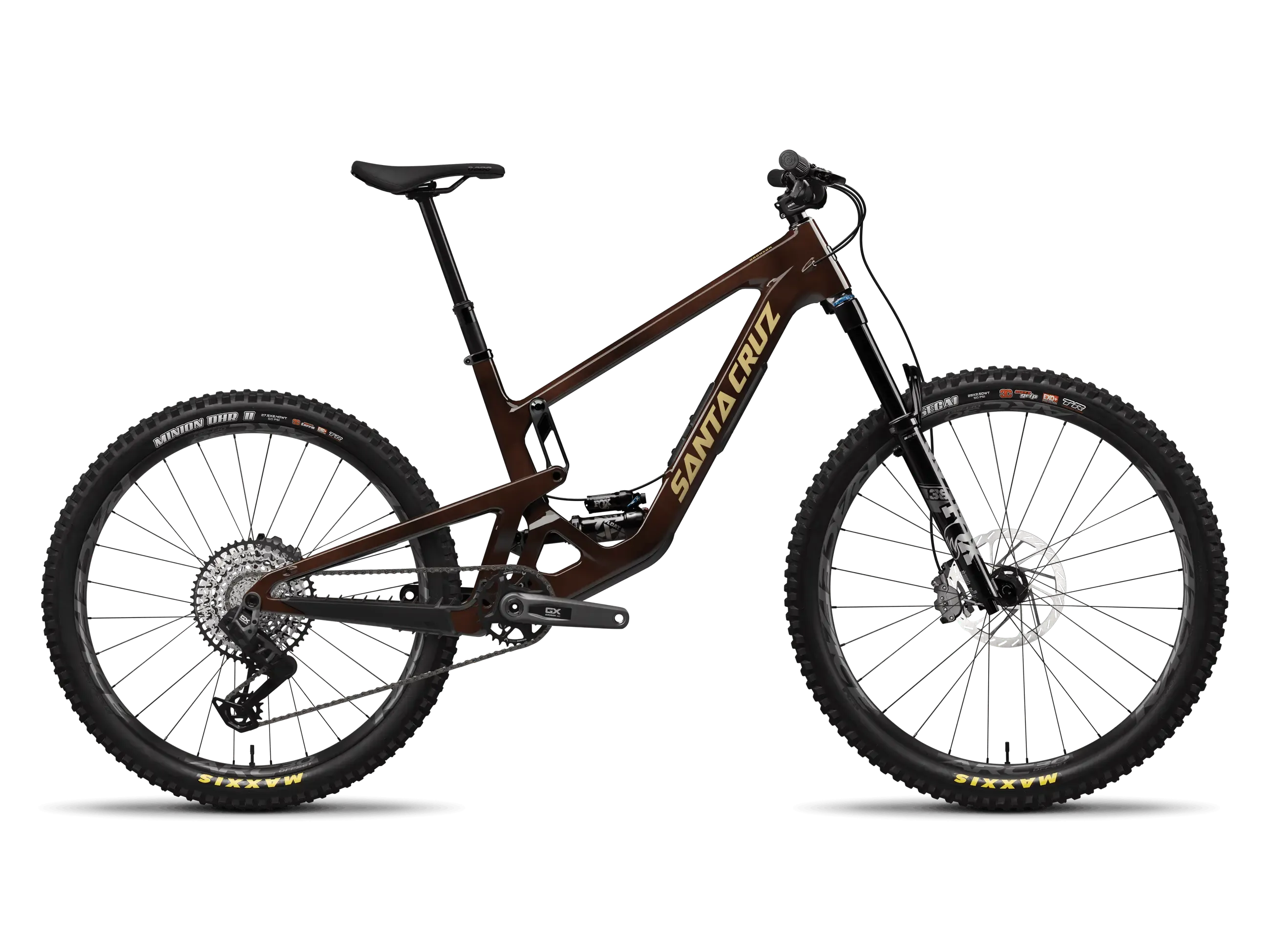 Santa Cruz Bronson 5C GX AXS Translucent Root Beer - Medium